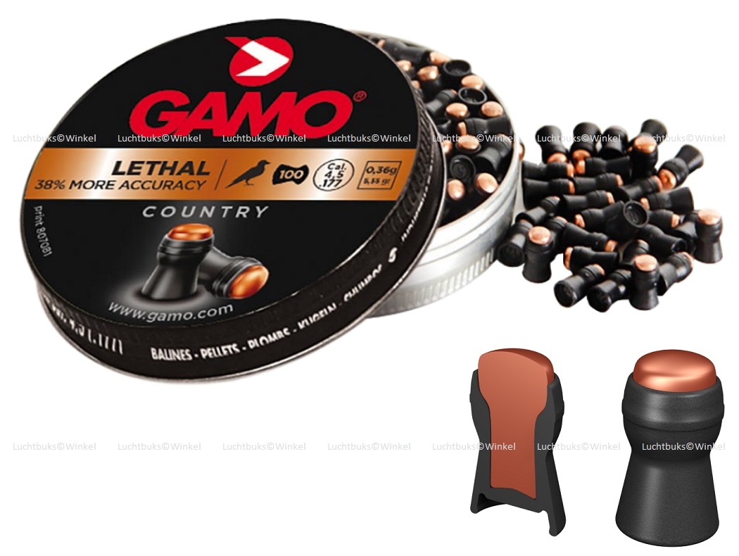 Gamo Lethal 4.50mm Luchtdruk Kogeltjes blikje 100